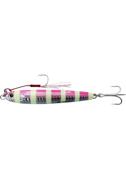 Gear 3D Slim Minnow 5gr 4.6cm Jig Yem Pınk Zebra Glow