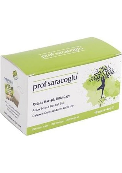 Prof Saracoglu Relaks 20'li Karışık Bitki Çayı