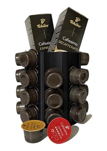 Tchibo Cafissimo Uyumlu Kapsül Kahve Tutucu Çok Amaçlı Stand Ultra Dark fırsatları