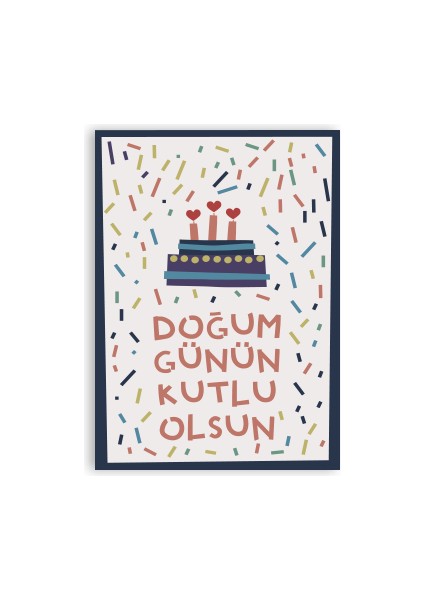 Doğum Günü Tebrik Kartı