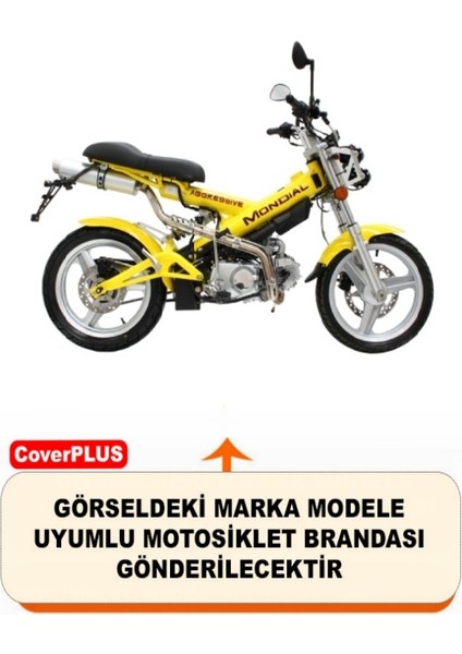 Mondial 125 Aggressive Branda (Arka Çanta Uyumlu) Motosiket Brandası (Siyah Renk) Motor Örtüsü Çadır Su Geçirmez Motosiklet Kılıfı Motor Brandası fiyatları