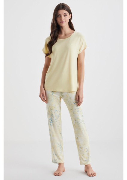 Yumuşak Dokulu Pijama Takımı