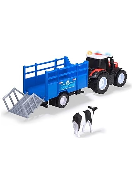 Toys 203734003, Massey Ferguson Taşıyıcı, Sesli ve Işıklı, Serbest Tekerlek, 1 Adet Hayvan Figürü, Hareketli Parçalar fiyatları