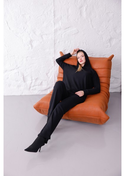 Kadın Oversize Kapüşonlu Takım