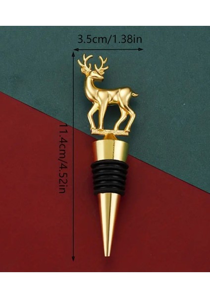Zarif Altın Kaplama Geyik Şeklinde Şarap Tıpası Yağdanlıklara Uygundur modelleri