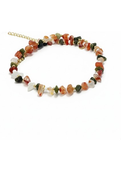 Sonbahar Renkleri Doğaltaş Kolye fiyatları