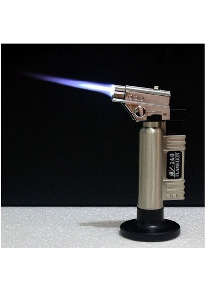 BS-261 Jet Alev Bütan Gaz Tıbbi Diş Kesme Meşale Çakmak Metal Gövde Çakmak Pürmüz Torch indirimleri