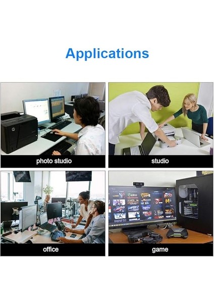 Bağlantı Noktalı USB Senkronizatör USB Klavye Fare Senkron Denetleyici Alüminyum Alaşımlı Kvm Switcher Geniş Uyumluluk Siyah indirimleri