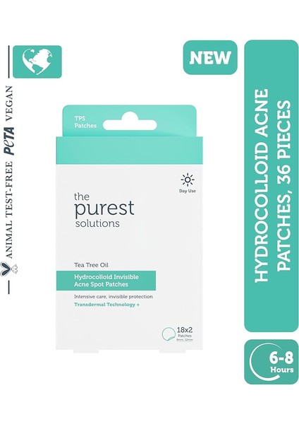 Purest Solutions Hidrokolloid Sivilce Bandı, 36 Adet fiyatları