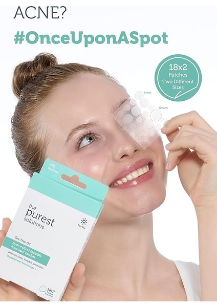 Purest Solutions Hidrokolloid Sivilce Bandı, 36 Adet modelleri
