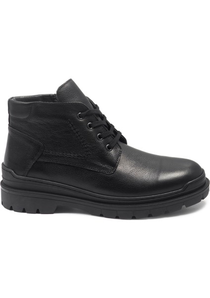 Siyah Hakiki Deri Casual Erkek Bot modelleri