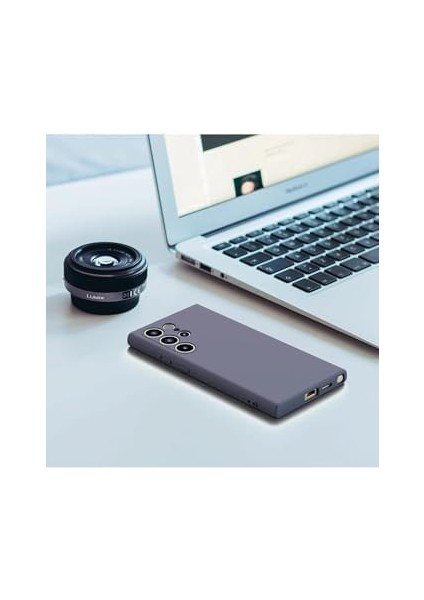 Aksesuar S25 Ultra ile Uyumlu First Silikon Kılıf Yapılı Tam Koruma Sağlayan Kamera Korumalı Kılıf (Siyah) fiyatları