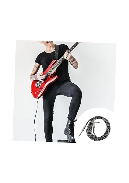 1 Bilgisayar Gitar Ses Kablosu Gitar Kablosu Audio Cable Adaptörlü Kordon Amfi Için Elektro Gitar Müzik Enstrümanları Elektro Gitar Aksesuarı Ses Kablosu Kablosu Bakır Çekirdek fiyatları