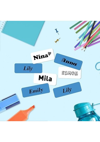 Termal Etiketler (0.65" x 1.2") D11/D110/D101 Etiket Makinesi Için Kendinden Yapışkanlı Yazıcı Etiket Kağıdı, 1 Rulo 210 (Beyaz) indirimleri