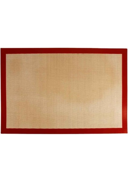 Silikon Pişirme Matı, Yıkanabilir Yanmaz Pastacılık Fırın Matı - Dayanıklı, Çok Renkli, 30 x 40 cm
