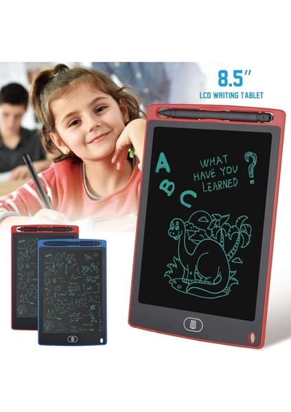 (1217) Grafik Yazı Çizim Tableti LCD 8.5 Inc Ekranlı Bilgisayar Kalemi Mıknatıslı Buzdolabı Yazı Tahtası ile Uyumlu fiyatları