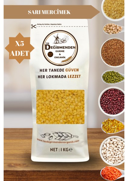 Atalık Sarı Mercimek - 5 Kilo