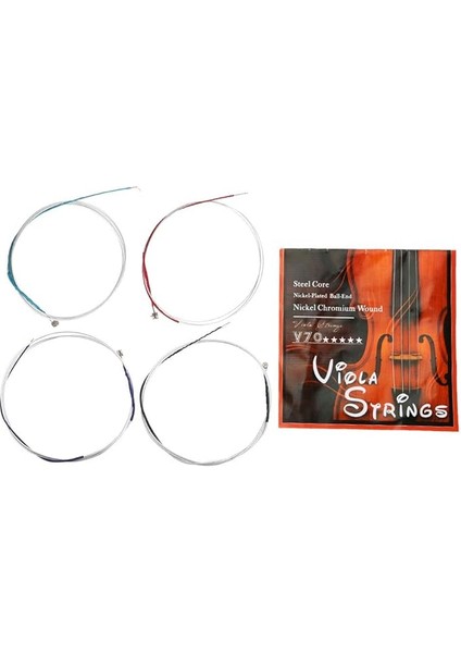 Viyola Teli Seti: Viyola Çalanlar Için Irın V70 Profesyonel Teller, Yumuşak ve Tamamen Bağlantılı Ses Üretir, Ideal Müzik Enstrümanı Aksesuarı