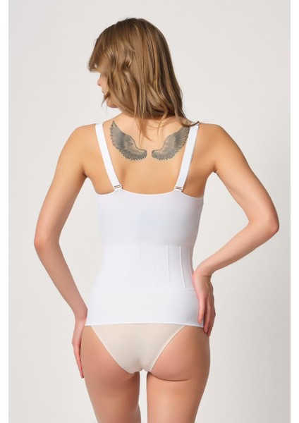 Beyaz Mı Emay 2946 Göğüs Altı Balen Destekli Atlet Korse modelleri