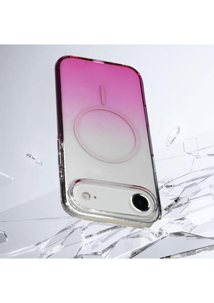 Iphone 17 Air Uyumlu Kılıf Renk Geçişli Magsafe Hızlı Şarj Destekli Ince Sert Pc Kapak modelleri