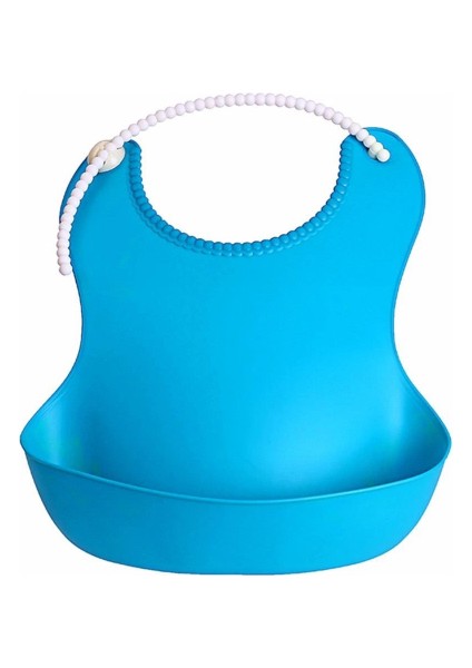 Çocuk Bebek Mama Önlüğü Dökülme Engelleyici Bükülebilir Mavi (5324) fiyatları