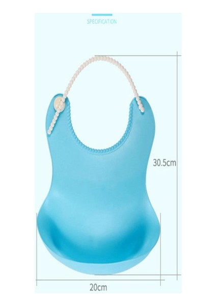 Çocuk Bebek Mama Önlüğü Dökülme Engelleyici Bükülebilir Mavi (5324) indirimleri