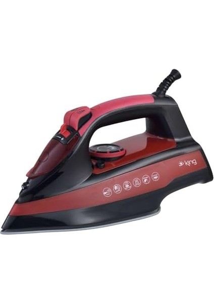 KBÜ701 Buharlı Ütü | 2600W Güç | Seramik Taban | 190 gr Şok Buhar | Damlama & Kireç Önleme Sistemi fiyatları