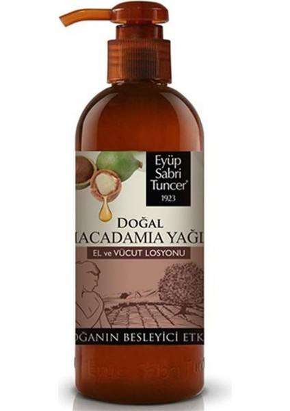Eyüp Sabri Tuncer Doğal Macadamia Yağlı El ve Vücut Losyonu (250 Ml)