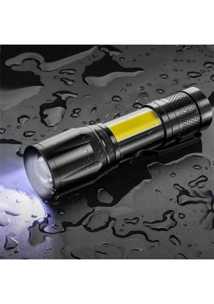 El LED USB Şarjlı-Metal Ultra Güçlü Parlak Zoom Mini Boy El [enerji Sınıfı A++]ortam Lambası Deprem,,jandarma,zabıta,bekçi fiyatları