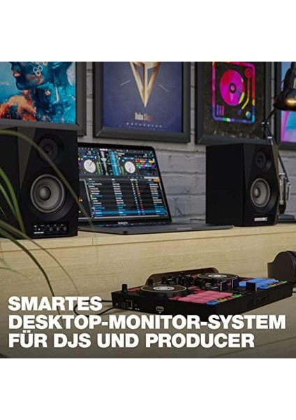 Reloop Dsm-3 Bt | Çift | 3 Inç 2x 20W 2-Yollu Bluetooth Özellikli Aktif Stüdyo Referans & Dj Monitörü | Hoparlörü modelleri