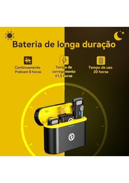 Lark M1 Kablosuz Yaka Mikrofonu, Gürültü Engelleme Özellikli Çift Kanallı Yaka Mikrofonu, 199,9 M 8 Saat, Kamera Youtube Video Kaydı, Canlı Yayın Podcast Röportajı Vlog ile Uyumlu fiyatları