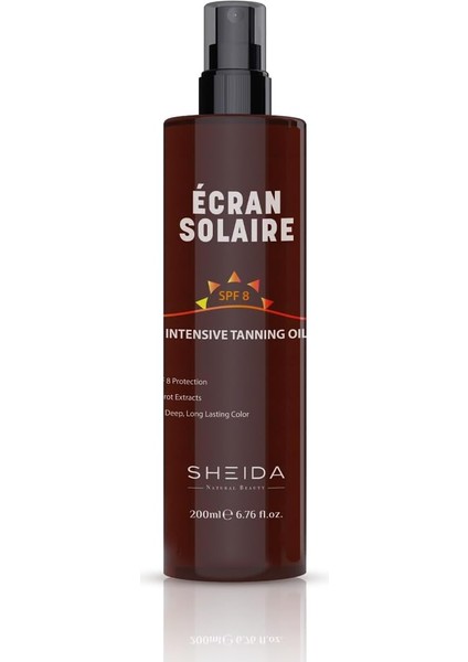 Sheida Ecran Solaire Yoğun Bronzlaştırıcı Yağ Spf 8 200ML