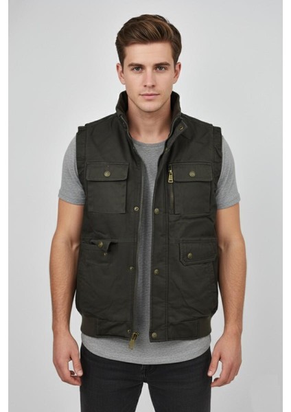 Erkek Kışlık Içi Peluş Spor Avcı Yelek 4101 BGL-ST04910