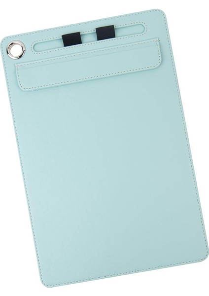 Kapaksız Sekreterlik Sanatsal Çizim A4 Art Clip Board Vegan 23,5X35,5 Cm. Su Yeşili