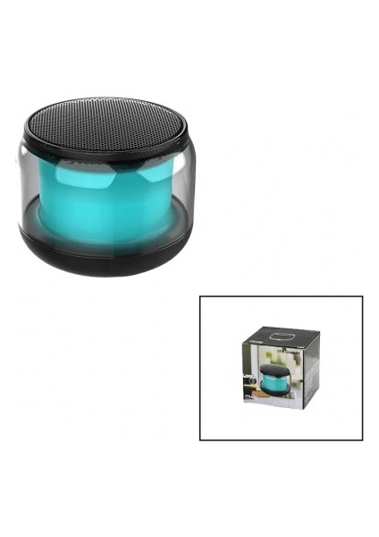 Kavanoz Modeli - Mika Gövdeb Luetooth Wireless Mini Hoparlör Speaker USB Şarjlı - IŞIKLI5W (5324)