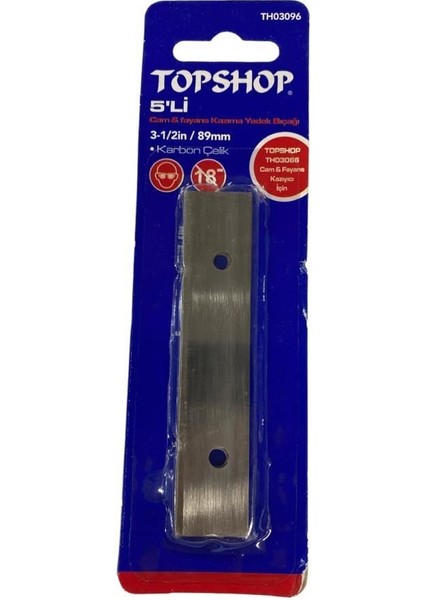 Topshop 03096 Yedek Bıçak Cam Fayans Kazıma İçin