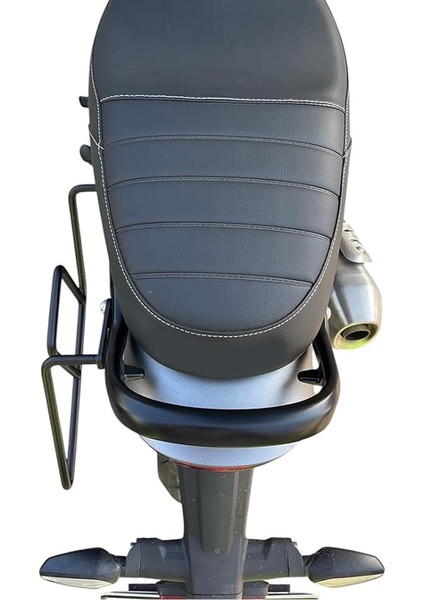 Motor Accessory Trıumph Speed 400 - Scrambler 400 x - Motosiklet Çanta Sabitleme Aparatı, Siyah Boyalı Metal Boru Büküm (Sol Tek) fırsatları