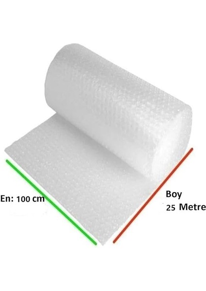 Naylon 100CM x 25MT (En: 100 Cm, Boy: 25MT.) Üç Katlı Eşya Koruma Ambalajı, Pat Pat fiyatları