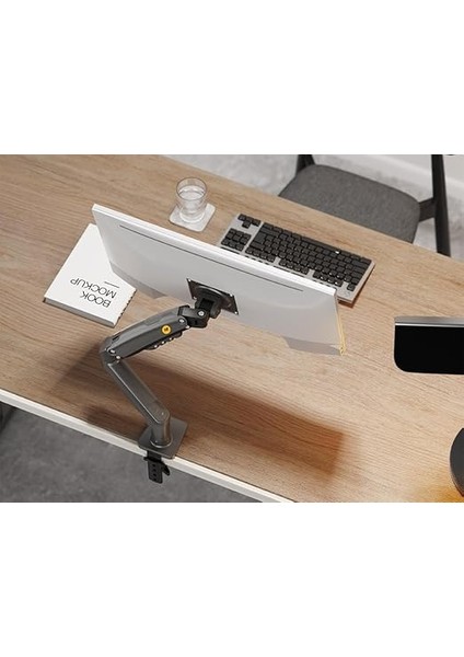 F80 MNT01 17-30" LCD LED Monitör Tutucu Amortisörlü Vesa Monitör Standı NBF80 fiyatları