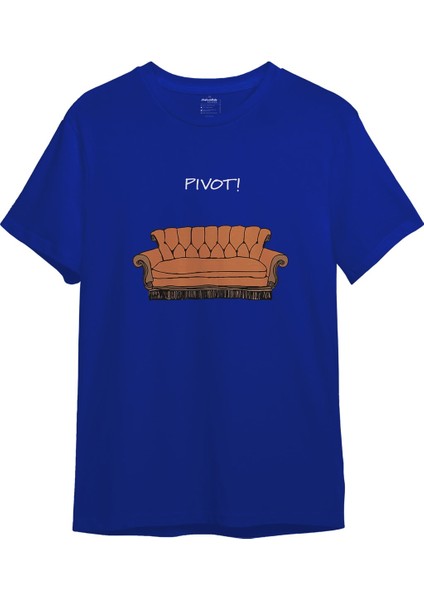 Pivot! / Friends Tişört - Mavi