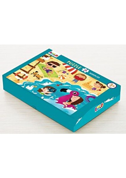 Yer Puzzle-24 Parça Puzzle - Kumsalda