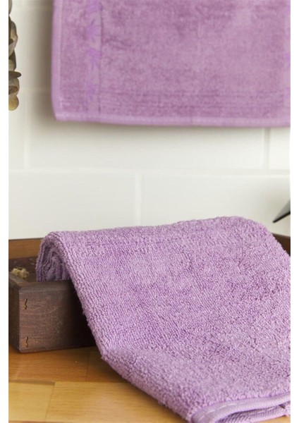 El Yüz Yumuşak Duş Havlusu 50 x 90 cm - Mor
