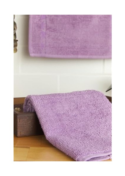 El Yüz Yumuşak Duş Havlusu 50 x 90 cm - Mor fiyatları
