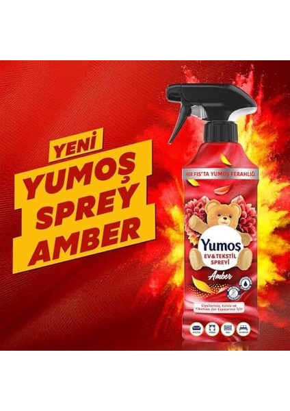 Yumoş Sprey Yıkanması Zor Eşyalar Için Giysi Spreyi Amber 450 ml fiyatları