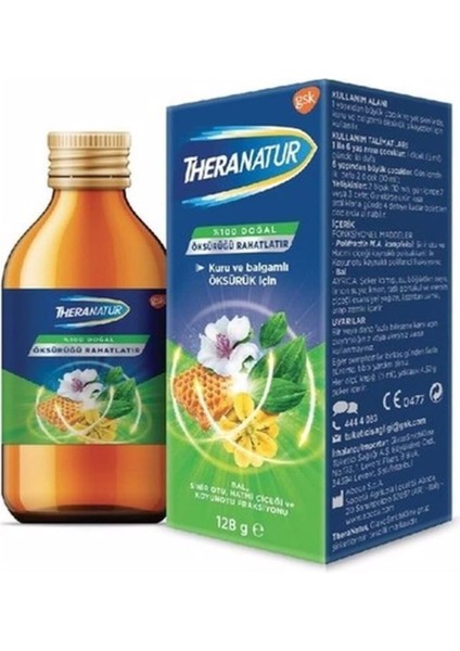 Theranatur Bitkisel Şurup 128 gr