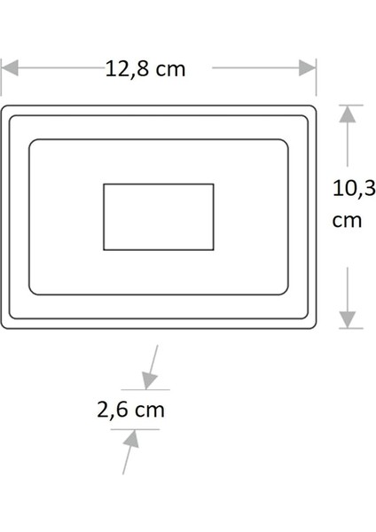CT-4656 LED Projektör Smd 20W Slim, Beyaz fiyatları