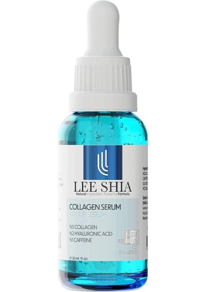 Lee Shia Cilt Sıkılaştırıcı Kolajen Serum 30 ml (Collagen%5 Hyaluronic Acid%2 Caffeine%1) modelleri