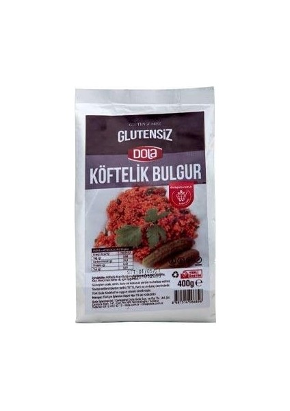 Dola Glutensiz Köftelik Bulgur 400 gr