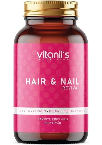Vitanil&apos;s Nutrition Revival Hair&nail Kapsul - 60X1 modelleri