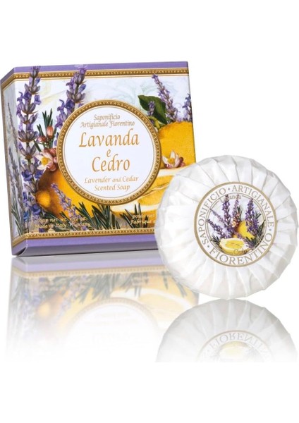 Saponificio Artigianale Fiorentino Sabun 100 gr - Lavender And Cedar